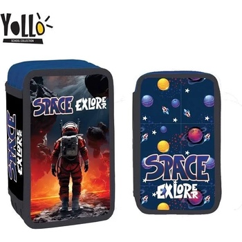 S-Cool Несесер с 3 ципа YoLLo SPACE 38 части