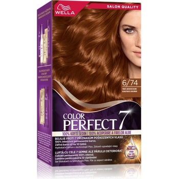 Wella Color Perfect боя за коса цвят 6/74 Dark Blonde Amber