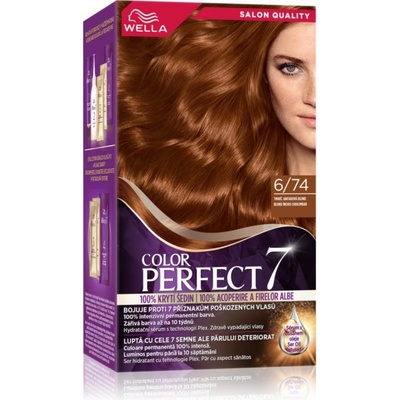 Wella Color Perfect боя за коса цвят 6/74 Dark Blonde Amber
