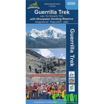 mapa Guerrilla Trek 1:150 t.