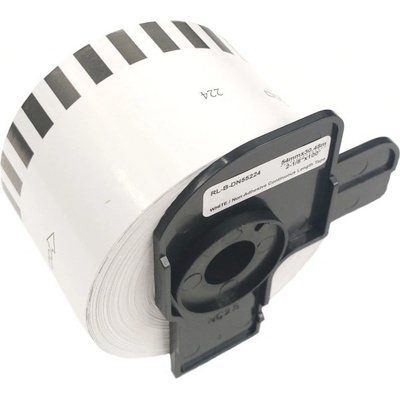Etikety / štítky pro tiskárny BROTHER QL - typ DK-N55224 - kompatibilní - 54 mm x 30,48 m (bílá nelepivá role) – Hledejceny.cz