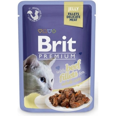 Brit Premium Cat Delicate Fillets in Jelly Beef 85 g