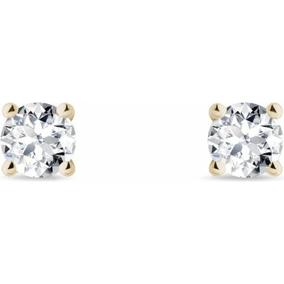 Klenota zlaté náušnice s diamantmi k0719053