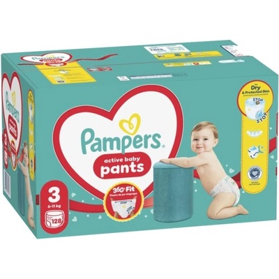 Pampers Гащички Pampers Pants 3 (6-11 кг. ) - 128 броя