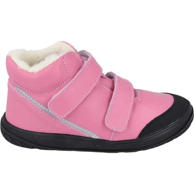 Jonap zimní Barefoot obuv Jolla růžová