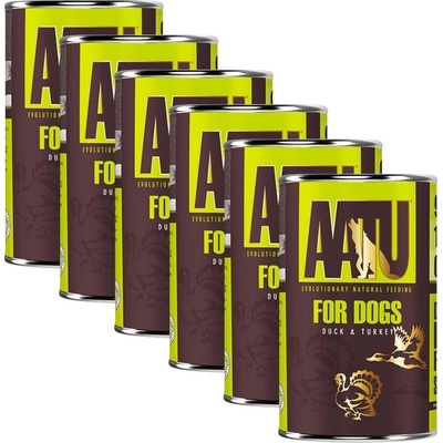 Aatu For Dogs Adult Duck & Turkey 6 x 400 g