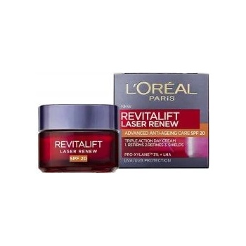 L'Oréal Revitalift Laser Renew denný krém proti vráskam SPF 20 50 ml