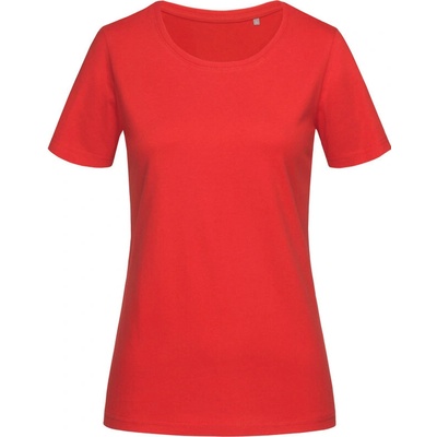 Stedman Tričko Crew Neck T Lux krátký rukáv dámské COT-05760005500 Červená scarlet