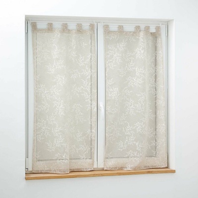 Svetlohnedé voálové záclony v súprave 2 ks 60x120 cm Karla – douceur d'intérieur