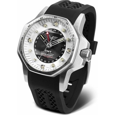 Vostok Europe NH34/640A702 Černý silikonový řemínek