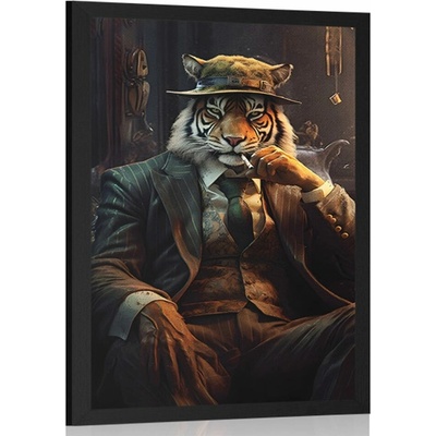 Plagát zvierací gangster tiger