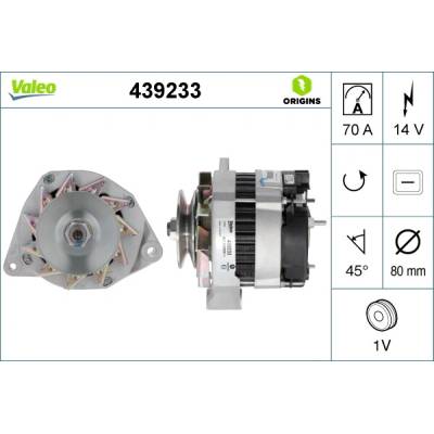 VALEO generátor NEW ORIGINAL PART 439233