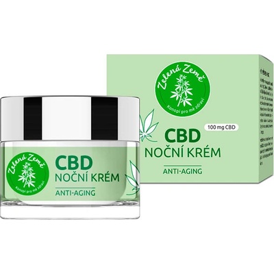 Zelená Země CBD noční krém 50 ml