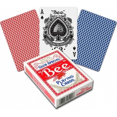 Bicycle Bee hrací karty na poker Červená – Zboží Dáma