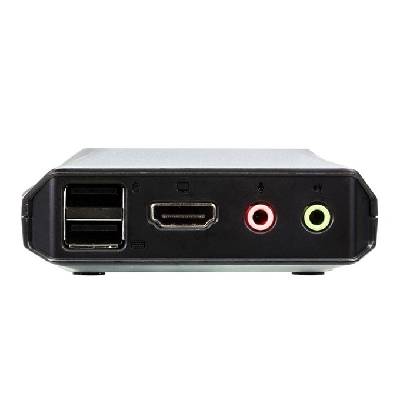 KVM суич Aten CS22H, от 2x USB 2.0 (ж), 1x HDMI(ж), 1x Mic, 1x 3.5 mm jack към 2x USB 2.0 (м), 2x HDMI(м), 2x Mic, 2x 3.5 mm jack (м) (CS22H)