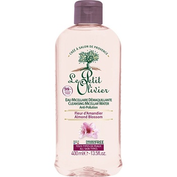 Le Petit Olivier Mandľový kvet Cleansing Micellar Water 400 ml