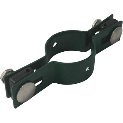 EKOfence Objímka priebežná na plotový stĺpik ZnPVC D48mm zelená 4601