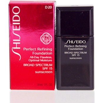 Shiseido Perfect Refining Moisturizing Liquid Foundation D20 Rich Brown SPF 15 30 ml