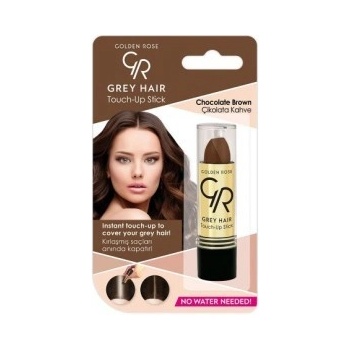 Golden Rose Gray Hair Touch Up Stick barvící korektor na odrostlé a šedivé vlasy 08 Chocolate Brown 5,2 g
