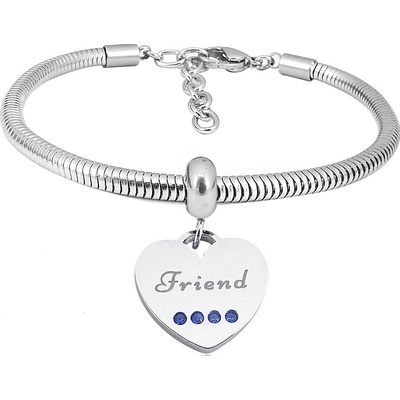 Linda's Jewelry náramok BFF The Friend chirurgická oceľ INR151