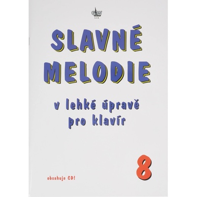 Slavné melodie v lehké úpravě klavír 8