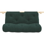 Karup Design Тъмнозелен разтегателен диван от рипсено кадифе 135 cm Hooked - Karup Design (112410051213500)