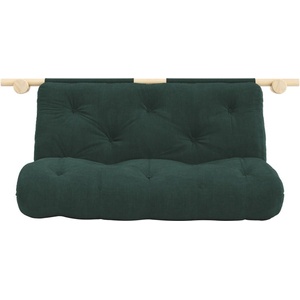 Karup Design Тъмнозелен разтегателен диван от рипсено кадифе 135 cm Hooked - Karup Design (112410051213500)