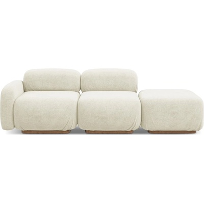 makamii Кремав модулна лежанка от букле (десен ъгъл) Ailani - Makamii (AILANI_3SOR_7_W1_C6)
