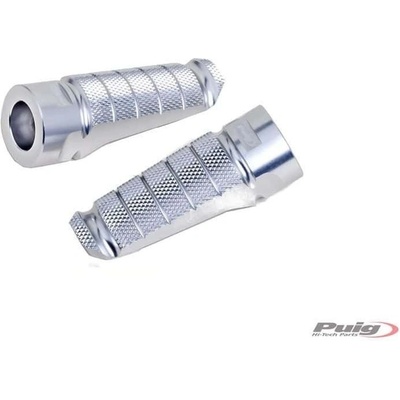 Stupačky bez adaptérov PUIG RACING 6301P strieborná
