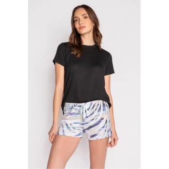 PJ Salvage Peachy Party Short - Blue-Grey