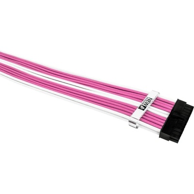 комплект удължителни кабели Custom Modding Cable Kit Pink/White - ATX24P, EPS, PCI-e - PKW-001 (PKW-001)