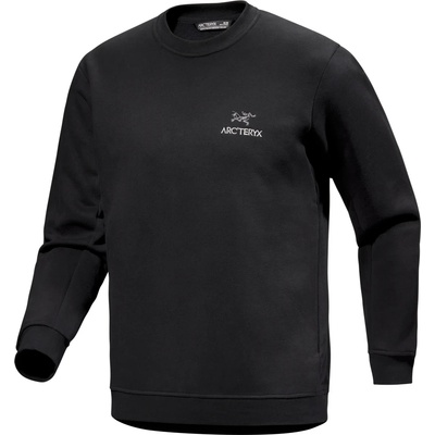 Arc'teryx Мъжки поларен пуловер Arc'teryx Emblem Fleece Crew Jumper - Black (017-4200-0113)