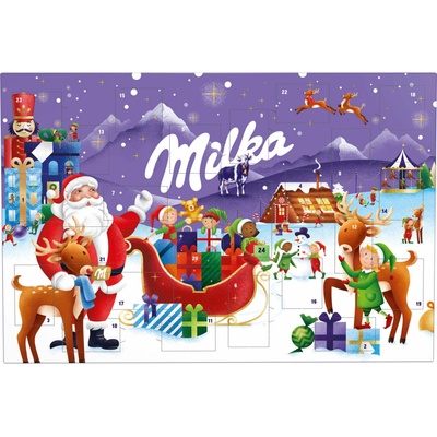 Milka adventný kalendár 200g