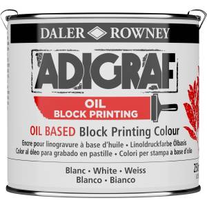 Daler Rowney Adigraf Block Printing Oil Боя за линогравюра White 250 ml (186252011)