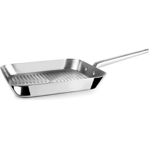 ibili Стоманен грил тиган IBILI 5ply Element - 28 x 28 x h4 см (IBILI 655228)