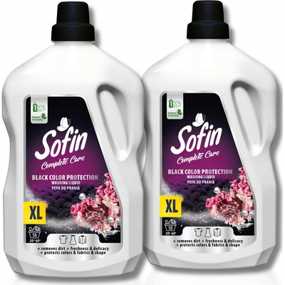 Sofin tekutý prací prostředek na černé prádlo Black Ochrana barev 2 x 2,5 l 100PD