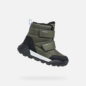 Geox Тъмнозелена топла детска зимна обувка Geox Trekkyup Geox | Zelen | Момчешки | 32 - zoot - 162,31 лв