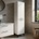 TopMebel Singa TopMebel меламинов многофункционален шкаф в бял цвят 45x40x180см