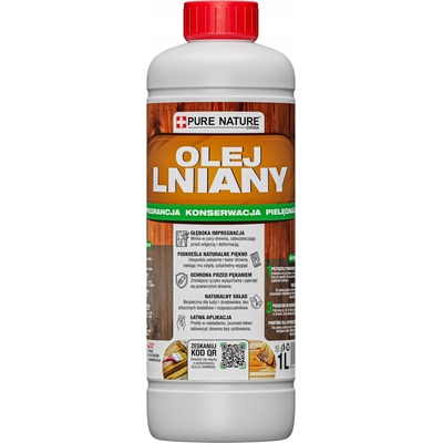 Olej na dřevo Pure Nature 1 l voděodolný olejivzdorný protiplísňový