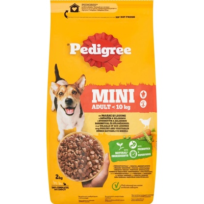 Pedigree Mini Adult s hydinovým a zeleninou 2 kg