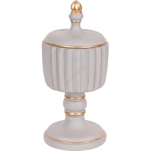 Eurolamp Декоративна кутия 21x9 см, сива/златиста (EU0748)