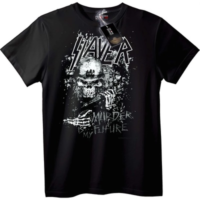 NOONEBRAND Тениска Slayer Skull - 2XL, White