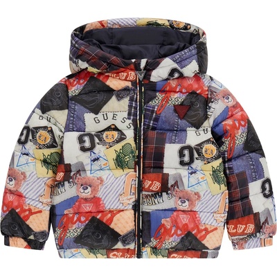 Guess Детско шушляково яке Guess - Кръпков десен, многоцветно, 2 г (20253-N5YL05-WEGY0-P146-2)
