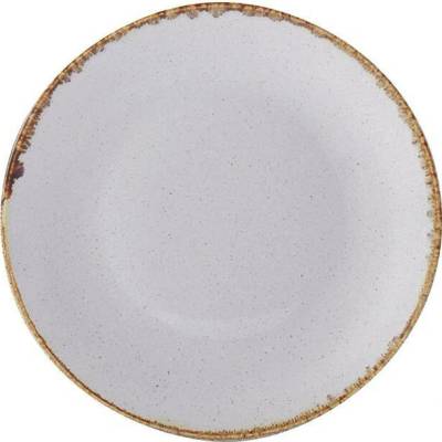 FINE DINE Kulatý mělký talíř 180 mm Popelová