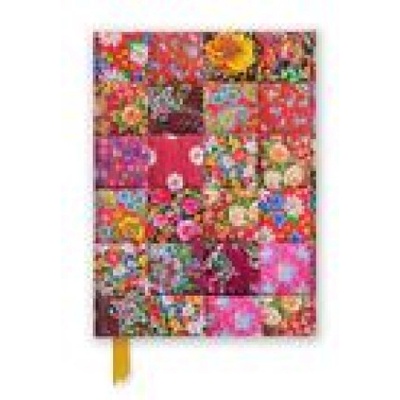 Flame Tree Publishing Floral Patchwork Quilt (Foiled Journal) | Flame Tree Publishing