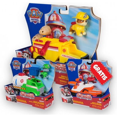ОФЕРТА: Пес патрул Fire Rescue превозни средства Ръбъл + Роки + Зума Безплатно (AS_6072662_6072642_6072684)