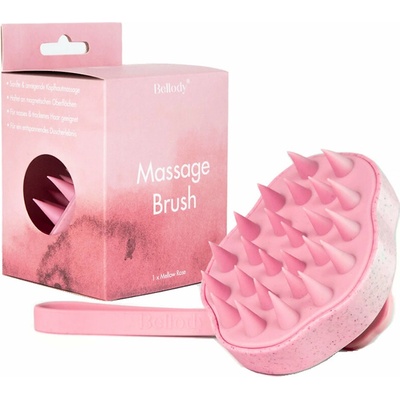 Bellody Scalp Massage Brush Mellow Rose