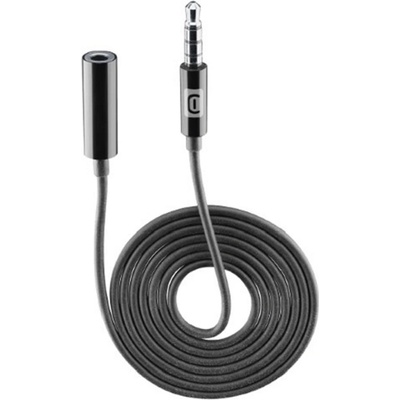 Cellularline Удължаващ кабел Cellularline -8555, жак 3.5 mm M/F, 1 m, черен (AUXWIREDEXTENSIONK)