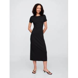 GAP Трикотажни миди рокли с прорези GAP GAP | Cheren | ЖЕНИ | XXS