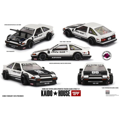 MINI GT Toyota AE86 Sprinter Trueno Kaido Street V1 1:64